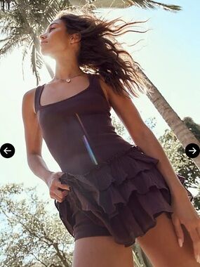 Free people Beach Babe Romper (chocolate)